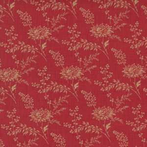 French General Wildflowers on Red - 13914-11