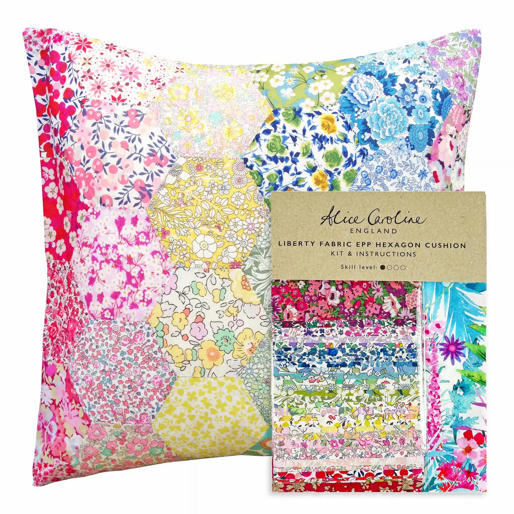 EPP Hexagon Cushion Kit - Alice Caroline Liberty Tana Lawn Kit