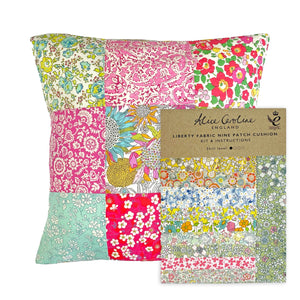 Nine Patch Cushion Kit - Alice Caroline Liberty Tana Lawn kit