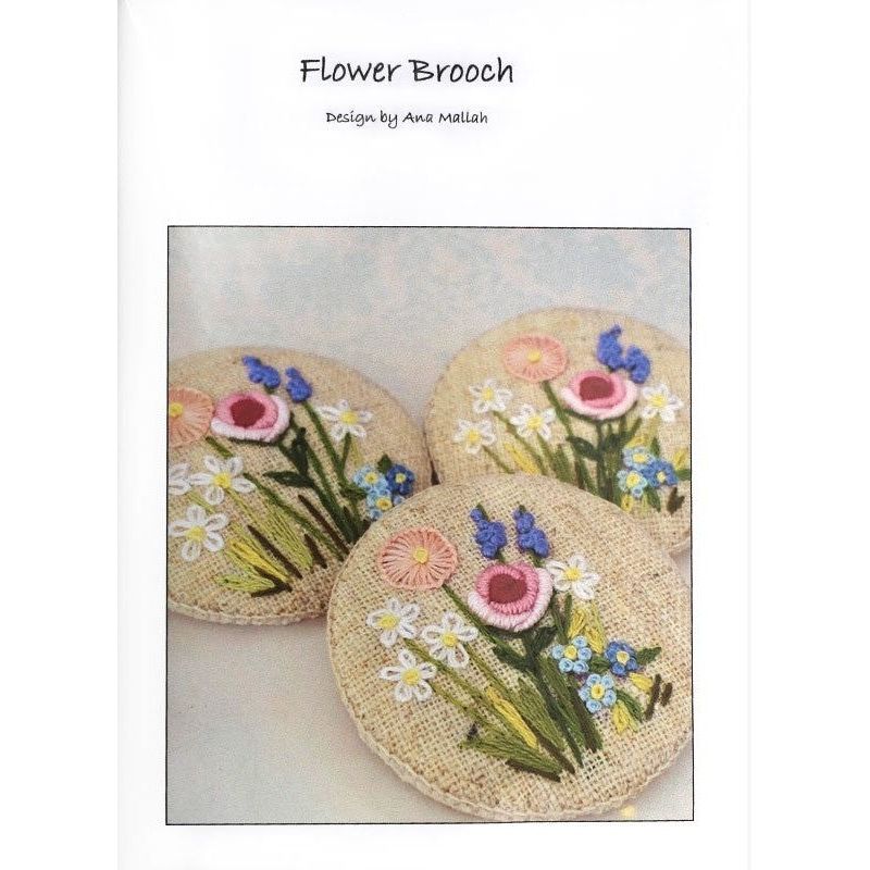 Flower Brooch Kit - Design by Ana Mallah