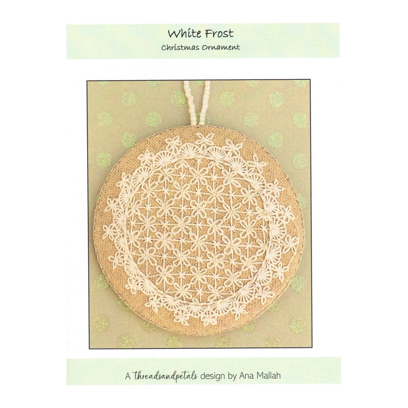 'White Frost' - Christmas Ornament Pattern by Ana Mallah