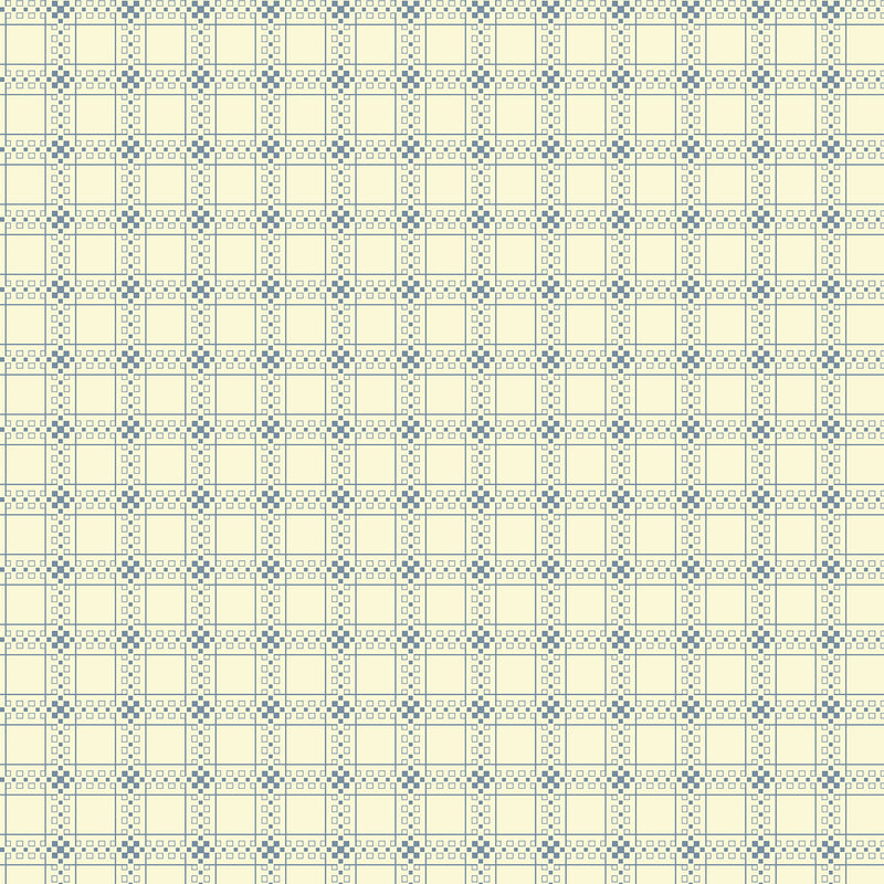 Pale Blue Check Print DH2015 Pale Blue - Stonleigh