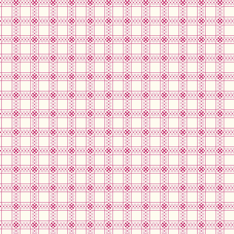 Pink Check Print DH2015 Pink - Stonleigh