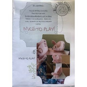 'Mice to Play' Starter Kit - Hare's Nest Stitchery Kit