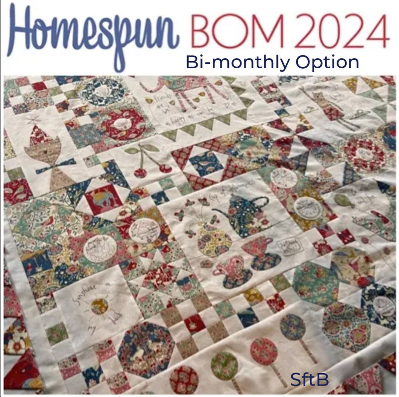 Homespun 2024 BOM 'Sunshine & Lollipops' - BI-MONTHLY OPTION - Homespun BOM