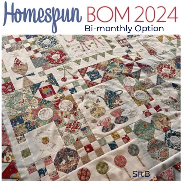 Homespun 2024 BOM Sunshine Lollipops BI MONTHLY OPTION Homespu   HSP2024BOMBi Monthlyoption Grande 