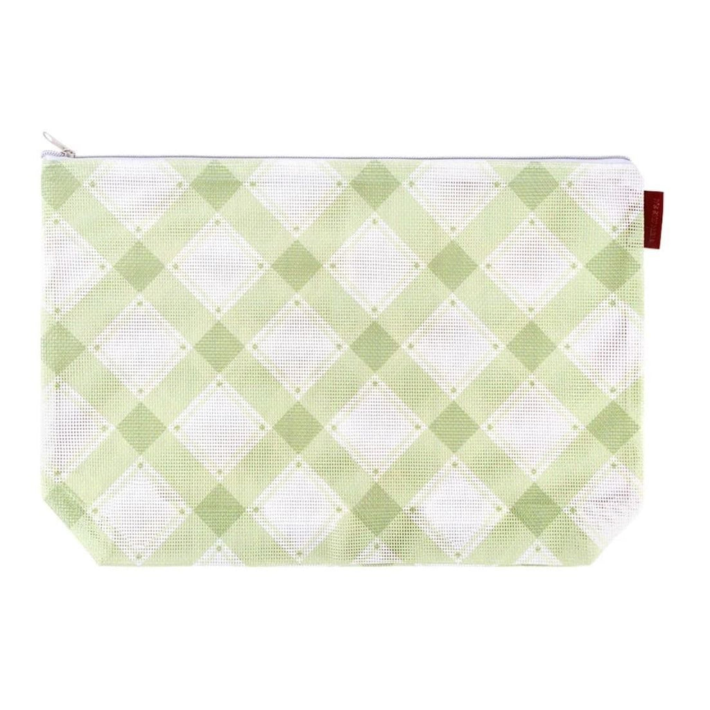 Olive Mad for Plaid Project Bag It's Sew Emma