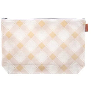 Burlap Mad for Plaid Project Bag It's Sew Emma