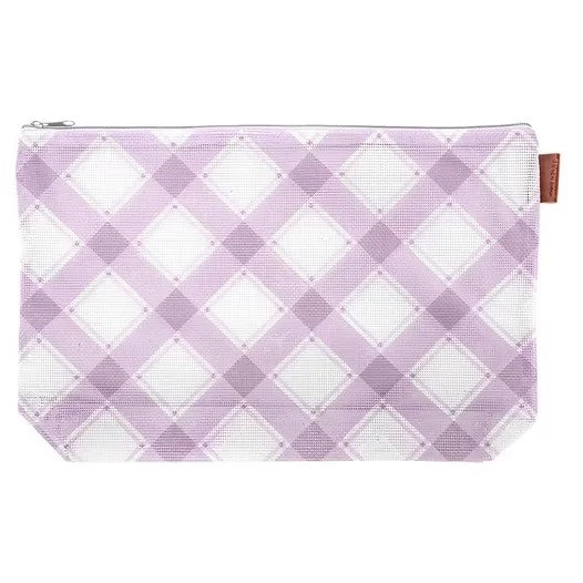 Lilac Mad for Plaid Project Bag It's Sew Emma