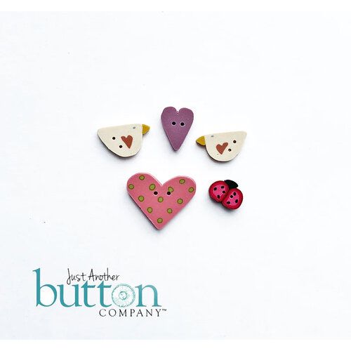 Heart Bag Button Embellishment Pack