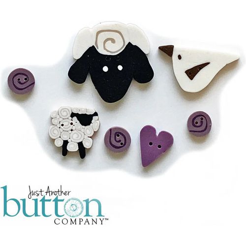 My Sheep Bag Button Embellishment Pack
