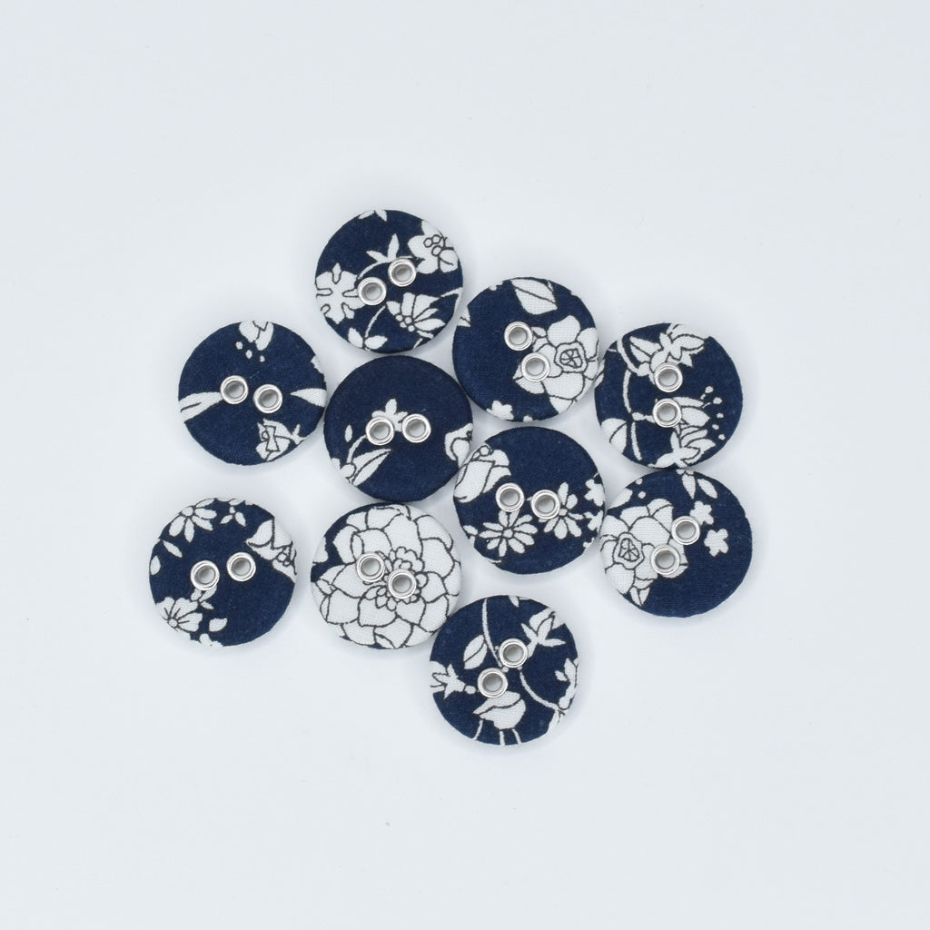 16mm Summer Blooms A Liberty Tana Lawn Buttons