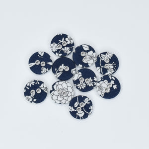 16mm Summer Blooms A Liberty Tana Lawn Buttons