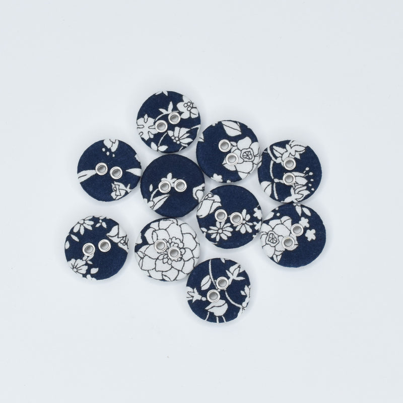 16mm Summer Blooms A Liberty Tana Lawn Buttons