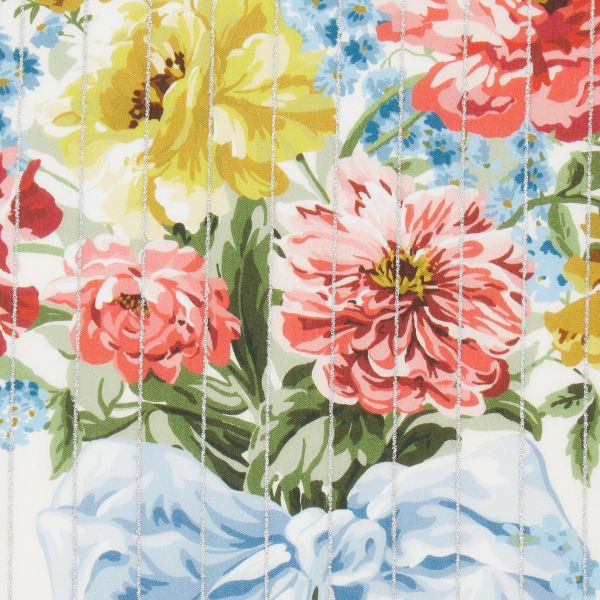 Bridgerton Bow Bouquet Metallic Stripe - Liberty Tana Lawn x Netflix B ...