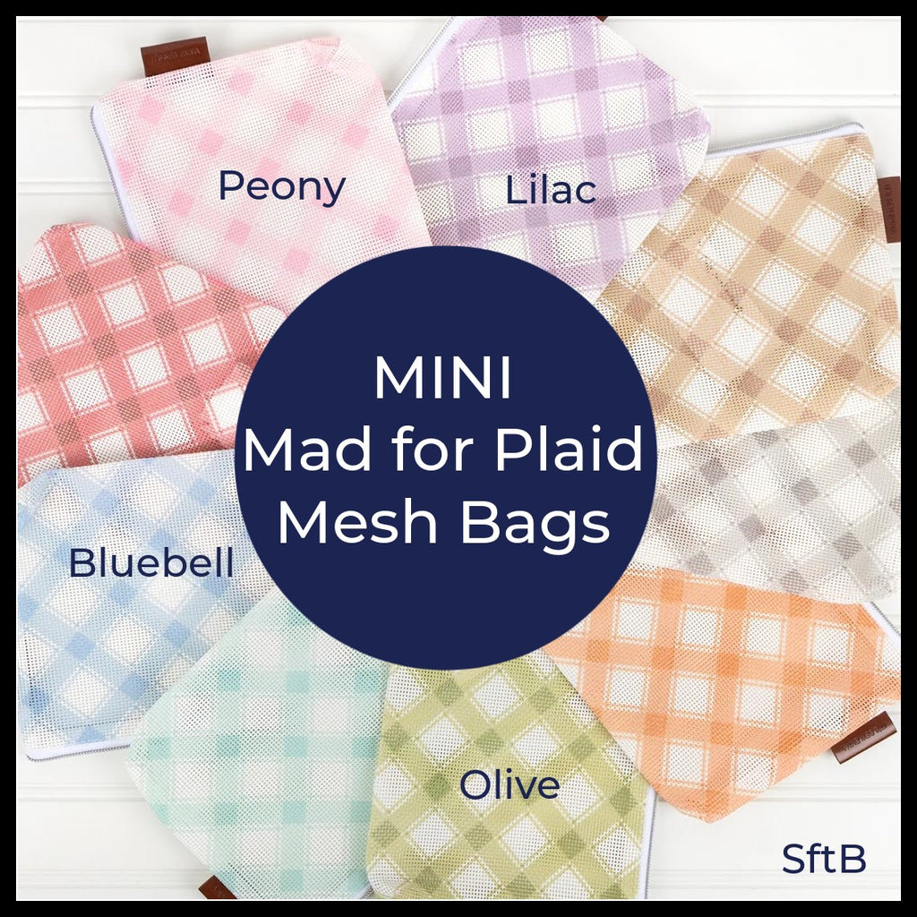 MINI Mad for Plaid Project Bag It's Sew Emma