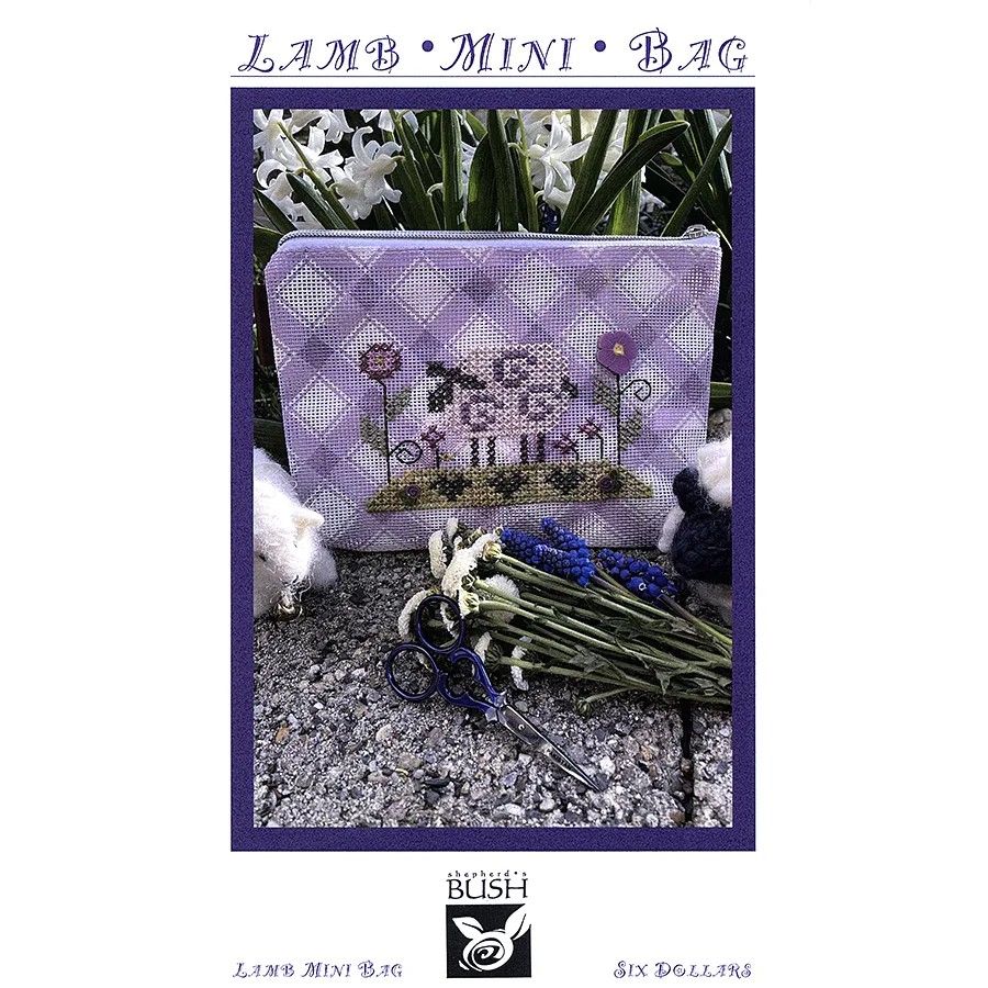 Lamb Mini Bag Cross Stitch Pattern by Shepherd's Bush