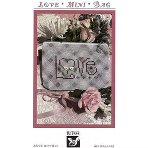 Love Mini Bag Cross Stitch Pattern by Shepherd's Bush
