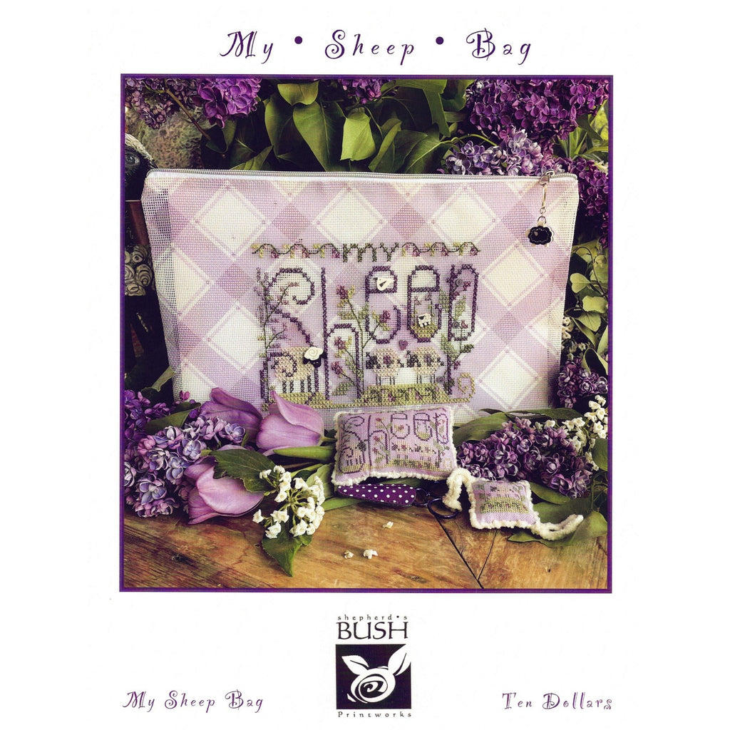 Sheep Bag Cross Stitch Pattern by Shepherd's Bush