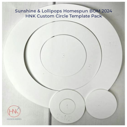 PRE-ORDER HNK Sunshine & Lollipops Circle Templates ONLY for HSP 2024 BOM