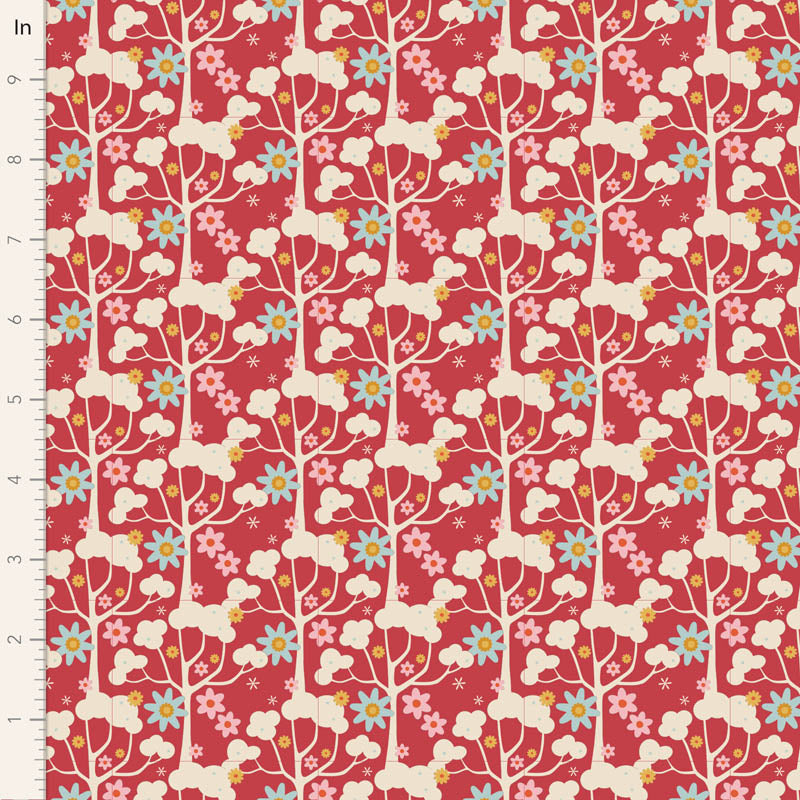 Wildgarden Red 10054 - Tilda Jubilee Collection