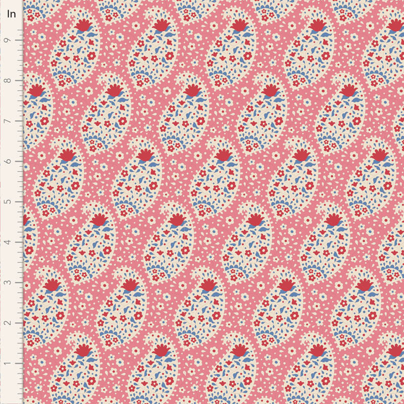 Teardrop Pink 100546 - Tilda Jubilee Collection