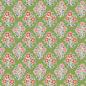 Farm Flowers Green 110102 - Tilda Jubilee Collection