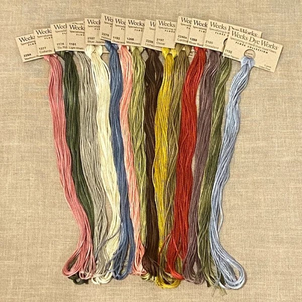 Weeks Dye Works 6 Stranded Cotton Hand-Dyed Embroidery Floss