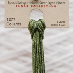 Collards 1277 Weeks Dye Works 6-Strand Hand-Dyed Embroidery Floss