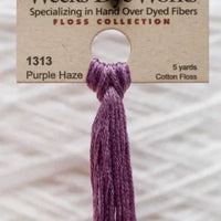 Purple Haze 1313 Weeks Dye Works 6-Strand Hand-Dyed Embroidery Floss