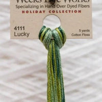 Lucky 4111 Weeks Dye Works 6-Strand Hand-Dyed Embroidery Floss