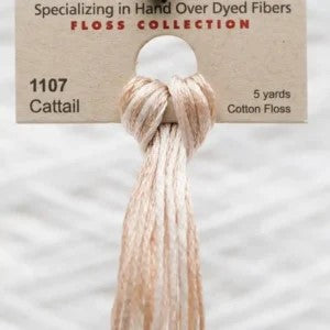 Cattail 1107 Weeks Dye Works 6-Strand Hand-Dyed Embroidery Floss