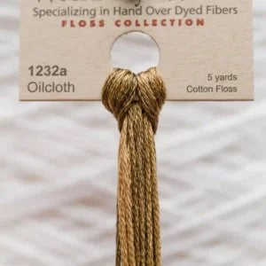 Oilcloth 1232a Weeks Dye Works 6-Strand Hand-Dyed Embroidery Floss