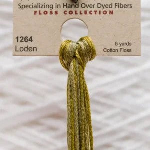 Loden 1264 Weeks Dye Works 6-Strand Hand-Dyed Embroidery Floss