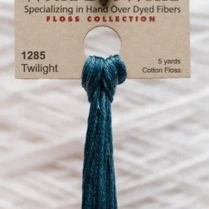Twilight 1285 Weeks Dye Works 6-Strand Hand-Dyed Embroidery Floss