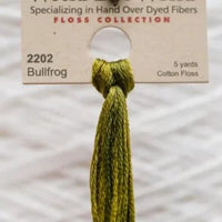 Bullfrog 2202 Weeks Dye Works 6-Strand Hand-Dyed Embroidery Floss