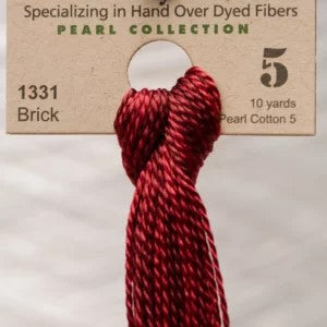 Brick 1331 Weeks Dye Works Perle 5 Thread