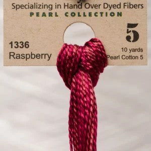 Raspberry 1336 Weeks Dye Works Perle 5 Thread – Stitches from the Bush