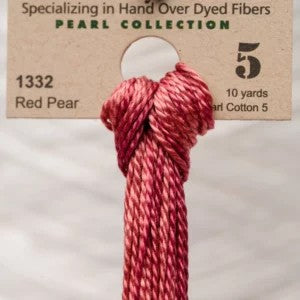 Red Pear 1332 Weeks Dye Works Perle 5 Thread