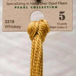 Whiskey 2219 Weeks Dye Works Perle 5 Thread
