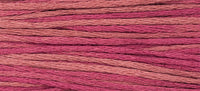 Raspberry 1336 Weeks Dye Works 6-Strand Hand-Dyed Embroidery Floss
