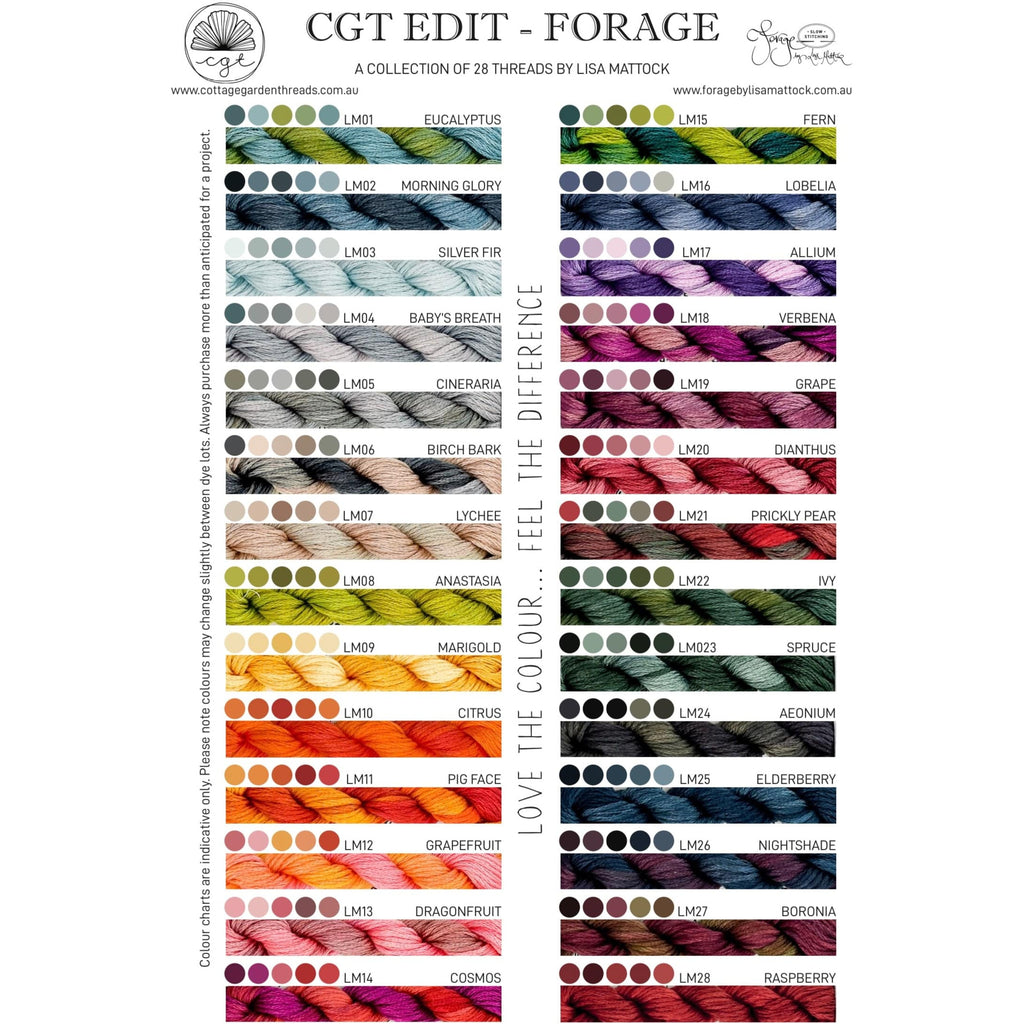 Forage Range CGT - Stranded Cotton - Stitches from the Bush