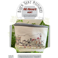 'All Aboard Ort' Kit - Hare's Nest Stitchery Kit