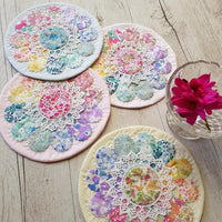 Sherbert Daisy Doily - Lilabelle Lane Creation - Stitches from the Bush