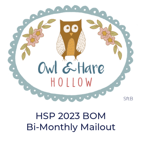 Homespun 2023 BOM 'Owl & Hare Hollow' - BI-MONTHLY OPTION - Homespun BOM