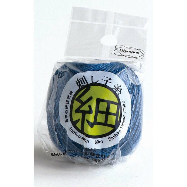 Fine Sashiko Thread 80m Ball - BLUE STF-210