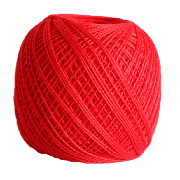 Fine Sashiko Thread 80m Ball - Bright Red STF-215