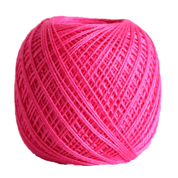 Fine Sashiko Thread 80m Ball - Bright Pink  STF-221