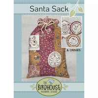 Ready for Another Christmas Stitchery & Print Panel - The Birdhouse
