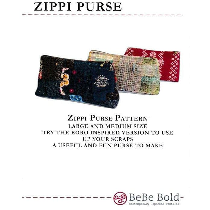 Zippi Purse PATTERN ONLY - A Bebe Bold Design